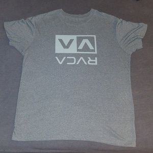 Rvca mens xl light blue shirt